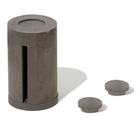 soil Diatomaceous Earth Aroma Pot, Black