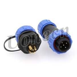 Uonecn SP13 5 Pin Waterproof Connector Plug Socket Aviation Connector Industrial Connector Adapter 3Pcs
