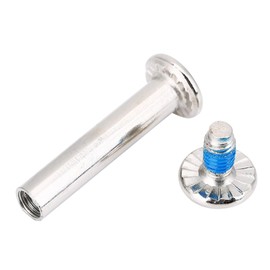 Yctze 10pcs Inline Skate Wheel Axle Replacement Set, Skating Hardware Screws & Fittings 31mm, for Kids and Skateboards, Black (Inner Length 31mm)