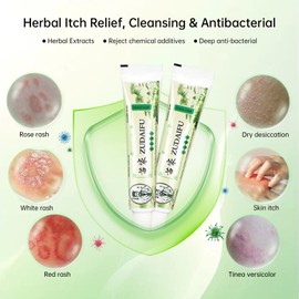 KoKoWill 4 Pcs Natural Chinese Herbal Eczema Cream for Itching Relief