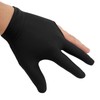 Left Hand Billiard Gloves Polyurethane Fiber Average Size Three Fingers