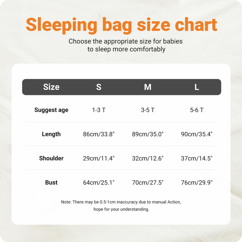 HAHASHOW Baby Sleeping Bag with Feet Girls and Boys Sleeping