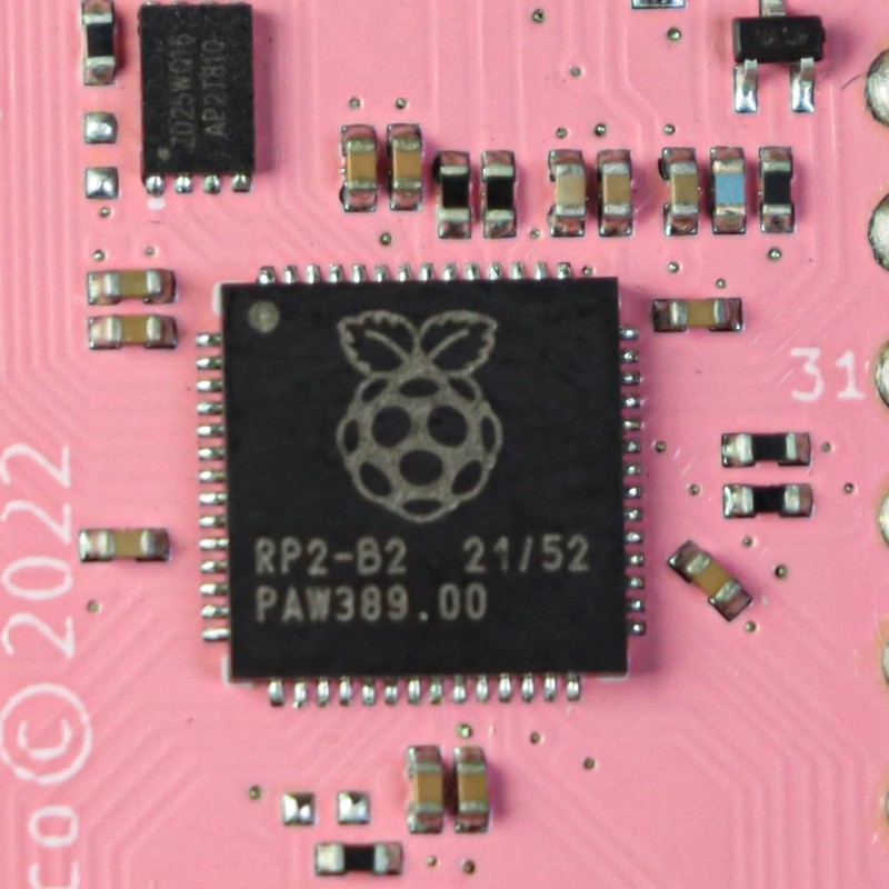 2Pack USB-C Pi Pico, Pre-soldered with Headers, ENIG Finish, Raspberry