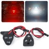 RCHUBAM LED Lights Kit Front & Rear Taillight Headlight for
