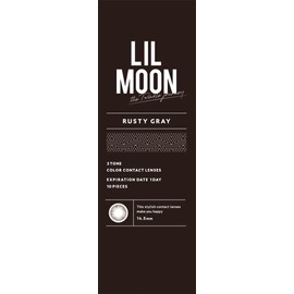 LILMOON リルムーン ワンデー 【PWR】±0.00 【COLOR】ラスティグレー 10枚入 1箱
