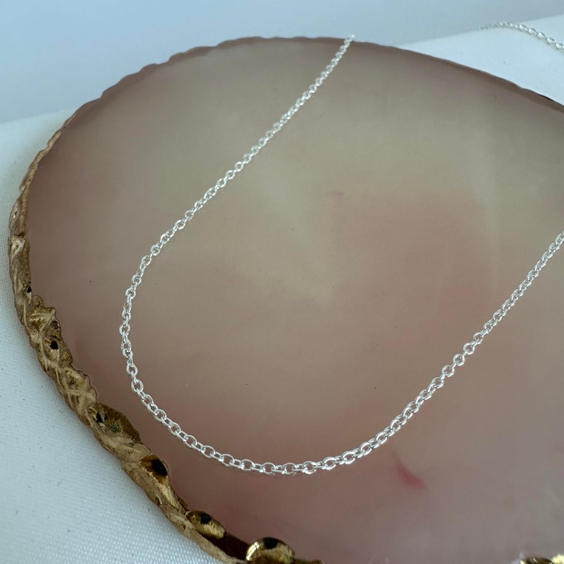 Sterling Silver Belcher Chain 18 Inches