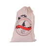 Christmas Santa Sacks Canvas Drawstring Jumbo Bags for Gifts, Treats,