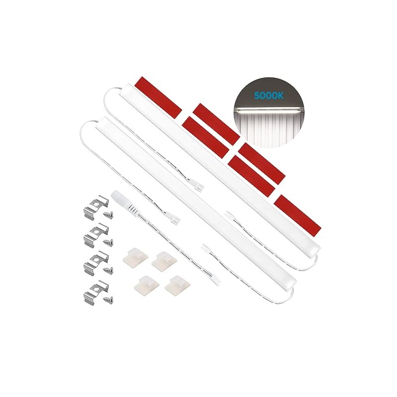 Litever Extra Add-on LED Light Strip Bars 12VDC with Mounting