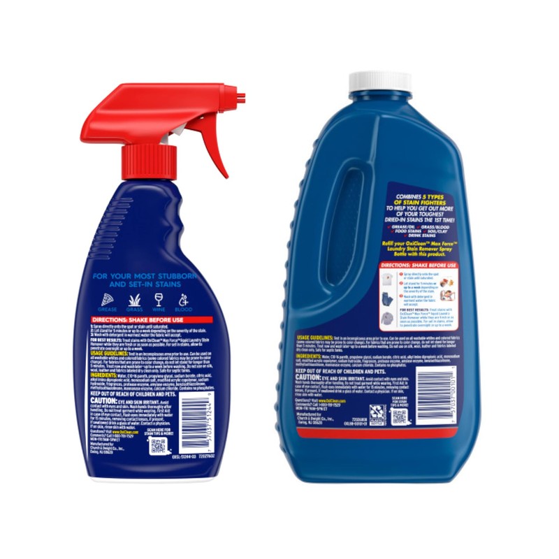 OxiClean Max Force Laundry Stain Remover Spray, 12 fl oz