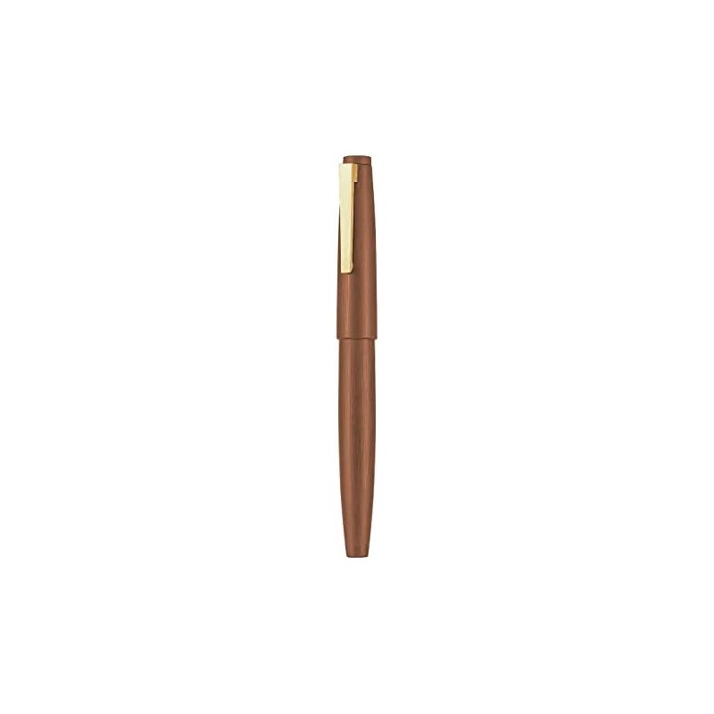 Jinhao 80 - Pluma estilográfica de fibra de carbono cepillada,