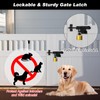3-Pack Heavy Duty Slide Bolt Gate Latches with Padlock Hole