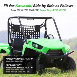 M MATI Front Left Right Brake Calipers & Pads for Kawasaki Teryx 750 KRF750 2008-2013 43080-0082 43080-0083