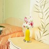 Generic Fabric Lampshade: Barrel Shape Lampshade - Simple Flower Pattern