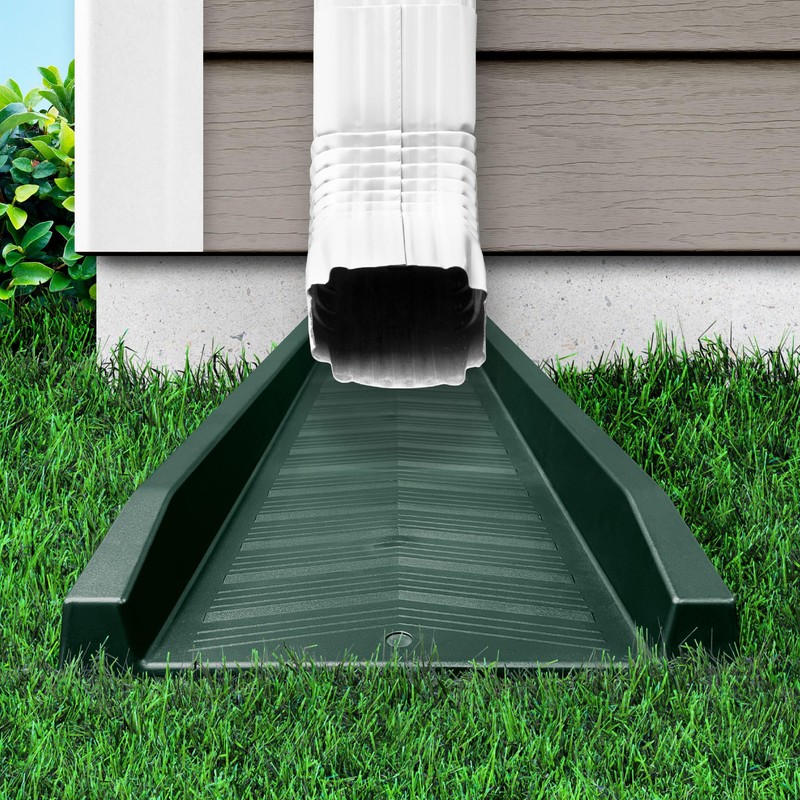 Master Mark Splash Block, Decorative Gutter Downspout Extensions, Splashguard, Foundation
