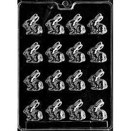 Grandmama's Goodies E444 B/S Bunnies Chocolate Candy Soap Mold with Exclusive Molding Instructions