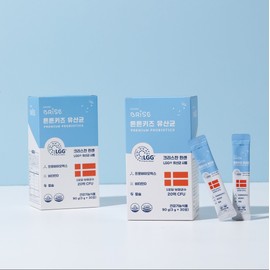 Kinderbrize Strong Kids Lactic Acid Bacteria 3g×30 Packets 90g Calcium 120 Packets / 킨더브리제 튼튼 키즈 유산균 3g×30포 90g 칼슘 120포
