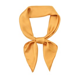 RIIQIICHY Silk Scarf Women's Bandana Head Scarf Summer Scarves & Scarves Hair Scarf Neckerchiefs Square 70 x 70 cm, yellow
