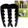 2PCS Adjustable Golf Tee Height Tool,Adjustable Precision Tees Height Setter,Precision