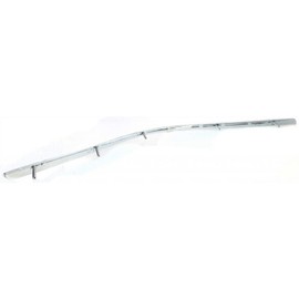 For Lincoln Town Car 1998 99 00 01 2002 Bumper Trim Driver and Passenger Side | Pair | Front | Chrome | Replacement For FO1058273, FO1059273 | 840304007127, F8VZ17K834BA, 840304007165, F8VZ17K833BA