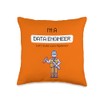 Data Engineer Big Data Scientist Cloud AI Throw Pillow