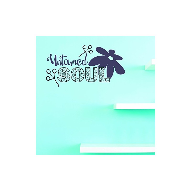 Decals Untamed Soul Wall Art Size 10 Inches X 20