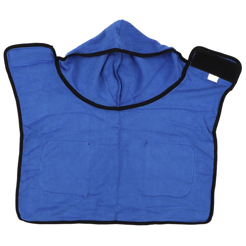 Dog Towel Strong Absorbent Quick Drying Hand Pockets Design Hooded