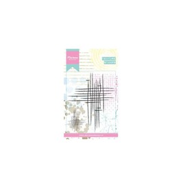 Marianne Design MM1624 Clear Silikonstempel, Gekritzelstreifen, zum Stanzen Bastelarbeiten und Präzision Stamping Papercrafts, Kunststoff, transparente, 16 x 10,2 cm