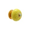 Rasiya Art Yellow Drawer Ceramic Knobs - Handmade Ceramic Dresser