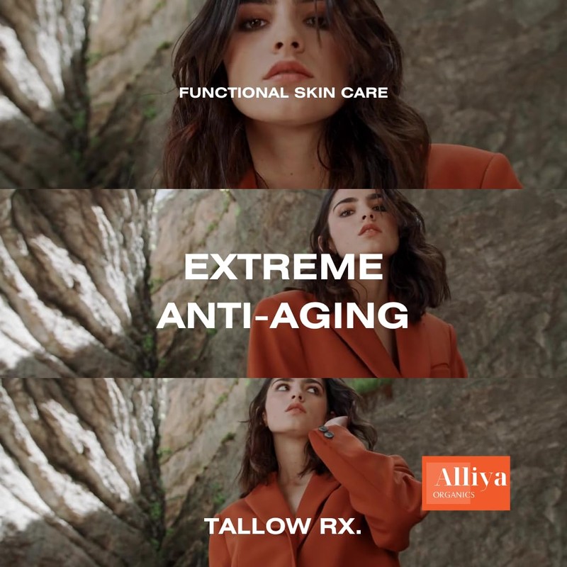 Alliya Organics Tallow Rx Hydrating Anti-Aging Face Cream, 2 oz