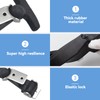 Pack of 4 Tension Lock Stainless Steel Hood Holder Rubber