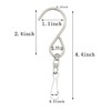MYYZMY 24 Pack Swivel Hooks Clips for Hanging Wind Chimes,