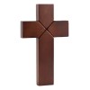 Cruz De Madera Para Pared Marca Vianney Color Marrón