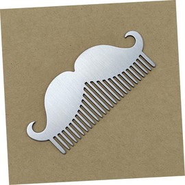 OHPHCALL Stainless Steel Multi-functional Beard Comb Pocket Hair Comb for Men Versatile Travel Tool Bottle Opener for Grooming Styling at