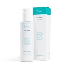 colibri skincare 2 % BHA Peeling - 100ml Salicylsäure Peeling für alle Hauttypen - Chemisches Exfoliate für das Gesicht zur Minderung von Pickeln & Mitessern - hilft Poren zu verkleinern