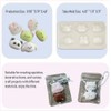 2 PCS Animal Silicone Squishy Molds for DIY taba, Kawaii