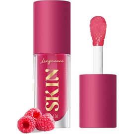 LANGMANNI Moisturizing Lip Oil,No-Sticky Lip Gloss Lip Balm Lip Care,Fruit Flavoured Lip Oil For Dry Lip's Moisturizing Hydrating And Nourishing (Raspberry)