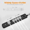 2 Pack Power Strip Surge Protector - 5 Widely Spaced