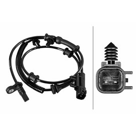 HELLA 6PU 358 219-191 Sensor Wheel Speed 2-Pin Cable 1020 mm with Clamp