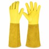 Long Thorn Resistant Rose Pruning Gloves – Breathable Garden Gauntlet