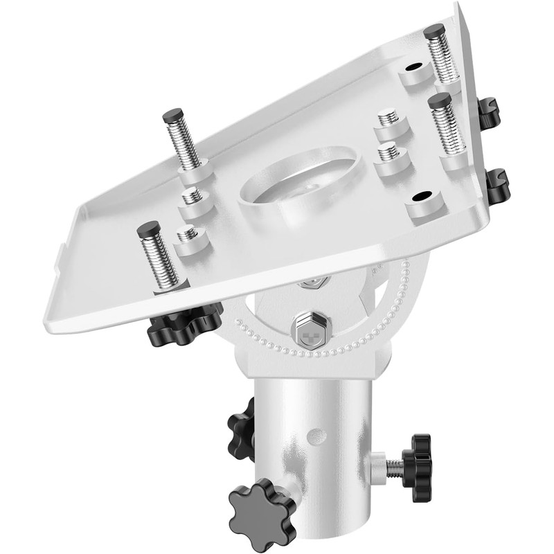 Starlink Gen 3 Mount Adapter, 160° Tilt Adjustable, Silver Metal