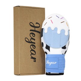 Baseball Sliding mitt, Sliding Mitt for Youth, Baseball Softball Glove for Hand Protection, Breathable and Durable, Adjustable Elastic Wrist Strap, Ambidextrous Design (Cow, Youth)