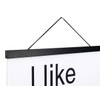 Sanauto Poster Strips, Poster Rail, Magnetic Wooden Poster Hanger Holder