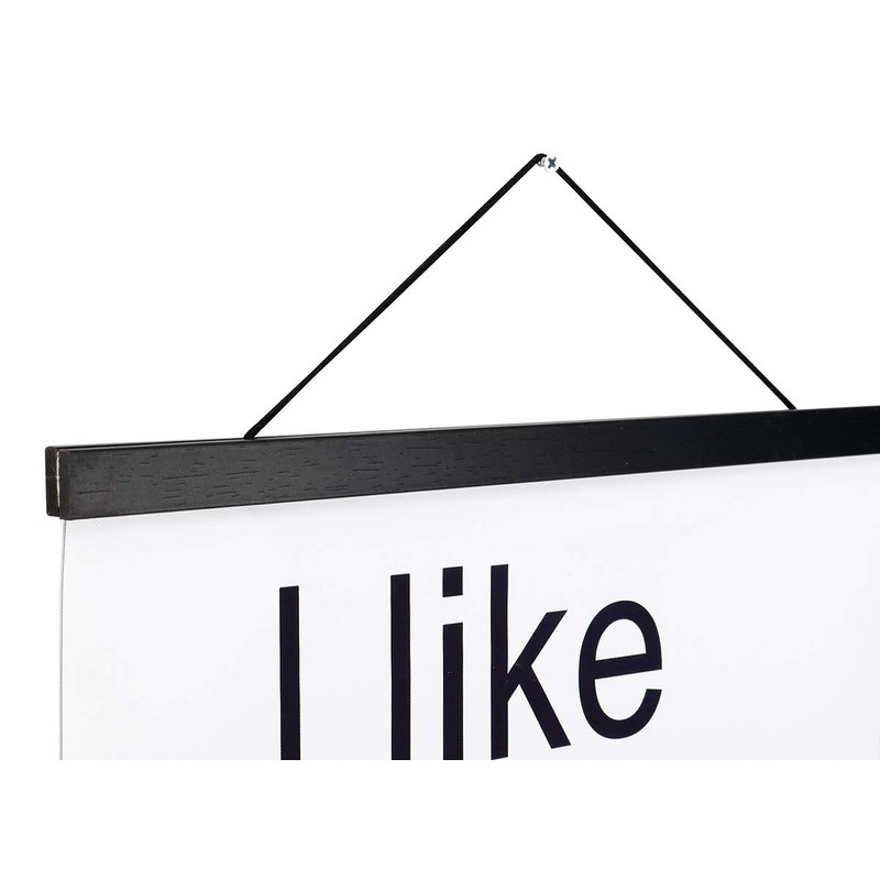 Sanauto Poster Strips, Poster Rail, Magnetic Wooden Poster Hanger Holder