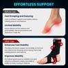 Welnove AFO Drop Foot Brace – Adjustable Soft Support with