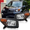 Headlights Assembly Pair for 2004 2005 Toyota RAV4 Headlamps Head