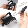Gineman Smart Key Case with Window, Clear Window, Genuine Leather,