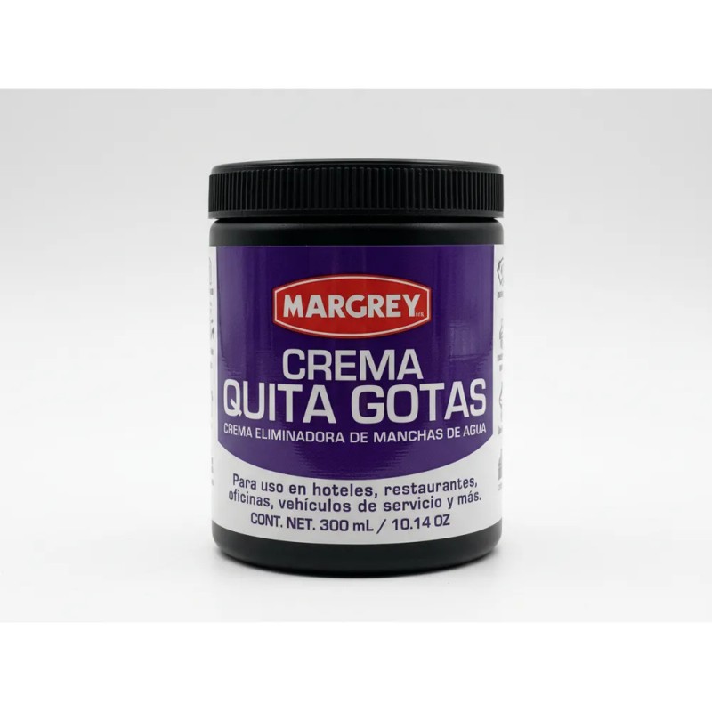 Crema Quita Gotas 300ml Margrey Cristales Ventanas Acero
