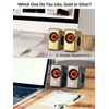 OROW PC Speakers, Mini Computer Speaker for PC with Bass