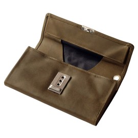 Hamosons XL Professional Waiter's Wallet Nappa Leather for Men and Women, Brown or Black, 1016, brown