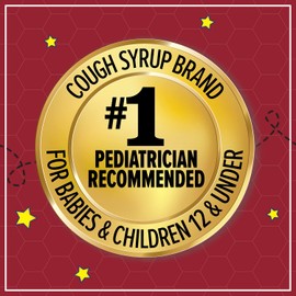 Zarbee's Kids All-in-One Nighttime Cough for Children 6-12 with Dark Honey, Turmeric, B-Vitamins & Zinc, 1 Pediatrician Recommended, Drug & Alcohol-Free, Grape Flavor, 4FL Oz